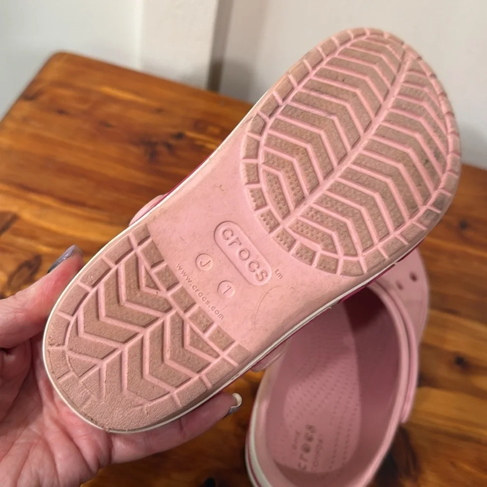 Crocs Kids' Bayaband Pink Clogs